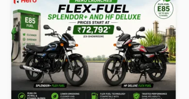 Hero Launches Flex-Fuel Splendor+ And HF Deluxe