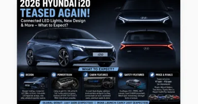 2026 Hyundai i20 Teased Again: Launch Timeline, Design, Features and Expected Price