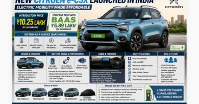 New Citroen e-C3X Launched In India At Rs 10.25 Lakh
