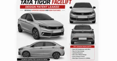 Tata Tigor Facelift Spotted Through Design Patent Filing