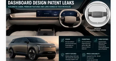 Tata Avinya Electric SUV Dashboard Design Patent Leaks