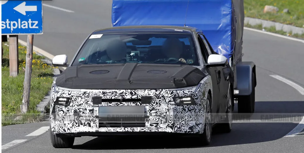 The spy images reveal that Hyundai is taking a fresh approach to the Elantra's styling.