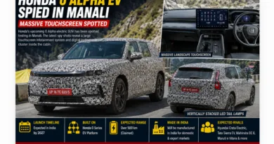Honda 0 Alpha EV Spied In Manali