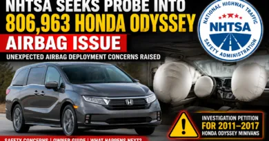 Honda Odyssey Airbag Investigation