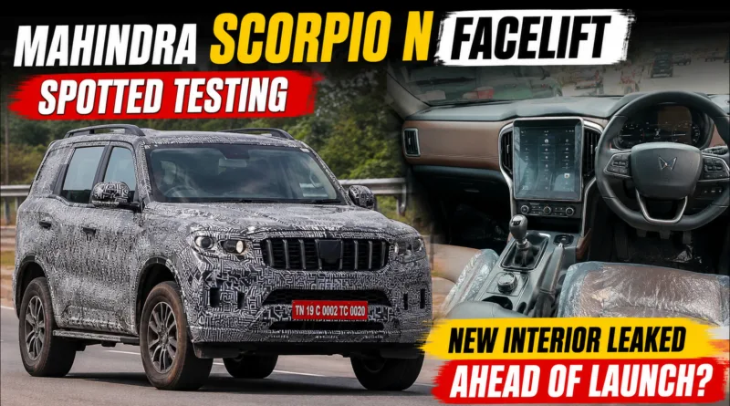 Mahindra Scorpio N Facelift in the Works