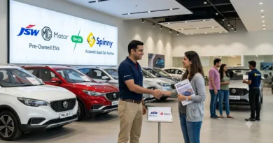 In a move aimed at strengthening confidence in India's growing electric vehicle market, JSW MG Motor India has announced a strategic partnership with Spinny, one of the country's leading used car platforms.
