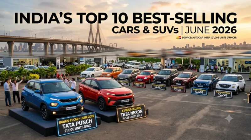 Top Selling Cars in June 2026