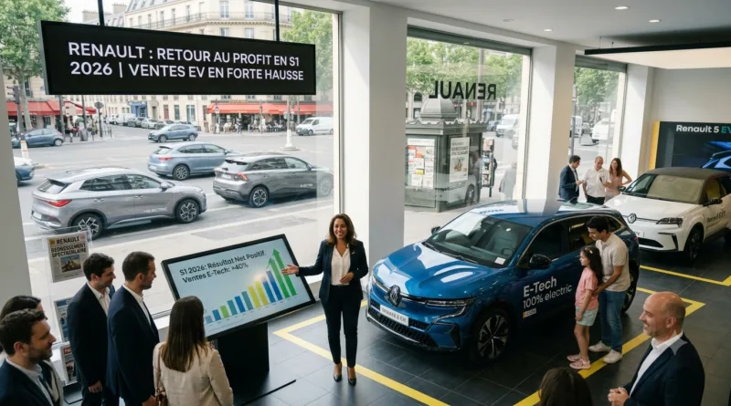 Renault Returns to Profit in H1 2026 as EV Sales Surge Despite Growing Chinese Competition