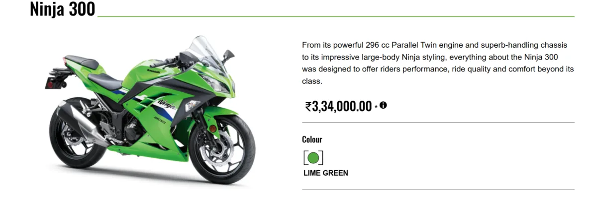 2027 Kawasaki Ninja 300