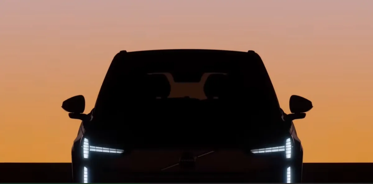 The EX90 sits at the top of Volvo's global SUV lineup and is designed as a luxury family SUV with three rows of seating.