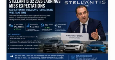 Stellantis Q2 2026 Earnings Miss Expectations as CEO Antonio Filosa Says Turnaround Will Take Time