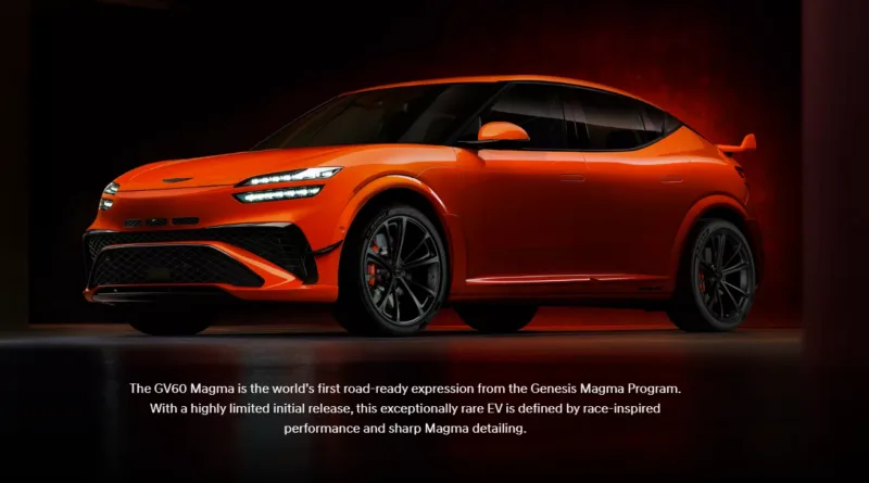 2027 Genesis GV60 Magma Unveiled With 641hp Powertrain
