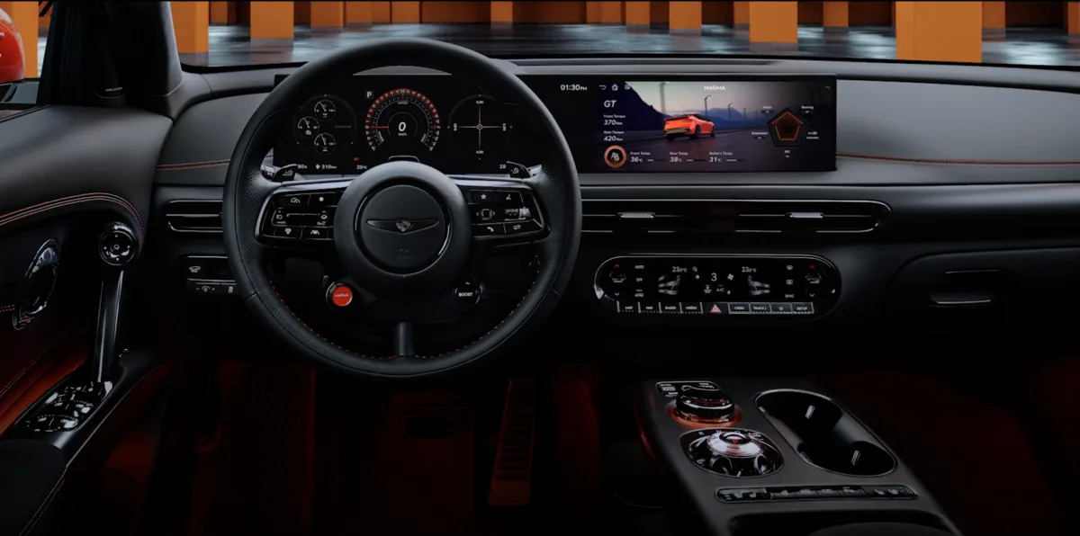 The performance EV comes equipped with unique digital instrument displays