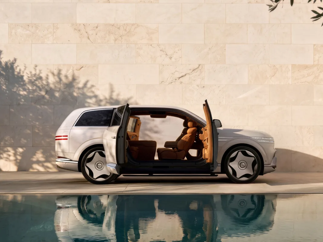 Genesis GV90 showcases a bold visual language inspired by earlier concept designs