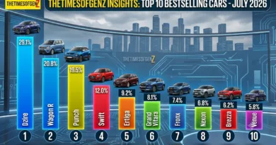 Top 10 Bestselling Cars in July 2026