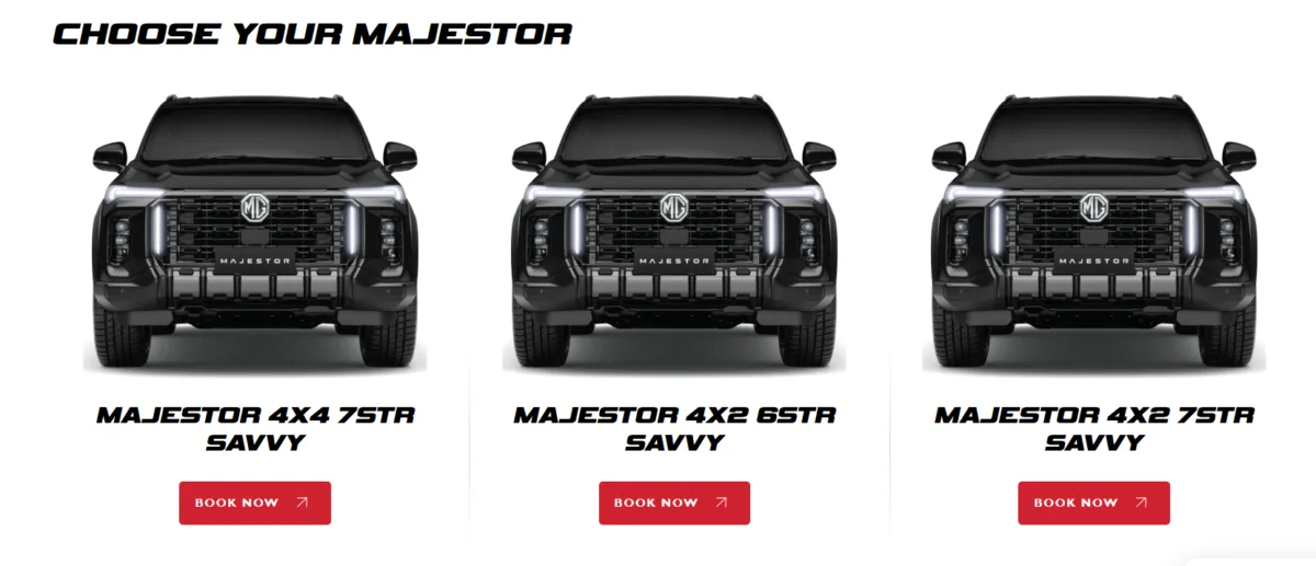 The MG Majestor is among the biggest SUVs available in India.