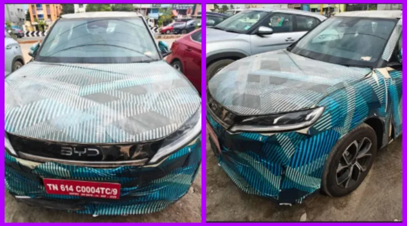 BYD Atto 2 Spotted Testing in India