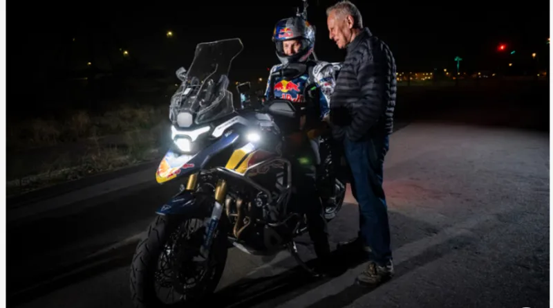 Next-Gen Triumph Tiger 1200 Teased on Round-the-World Record Attempt by Sam Sunderland