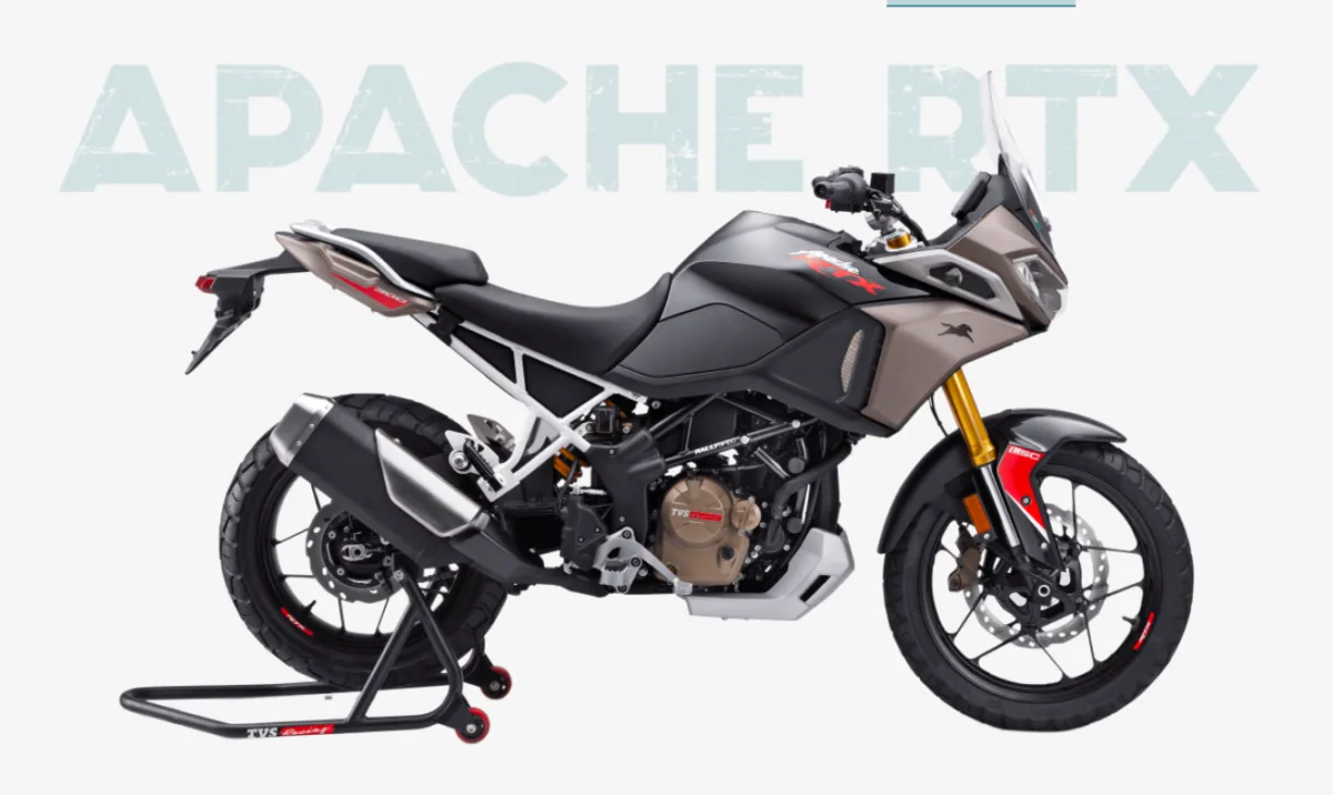 TVS Apache RTX 300 uses a 299cc liquid-cooled single-cylinder engine.