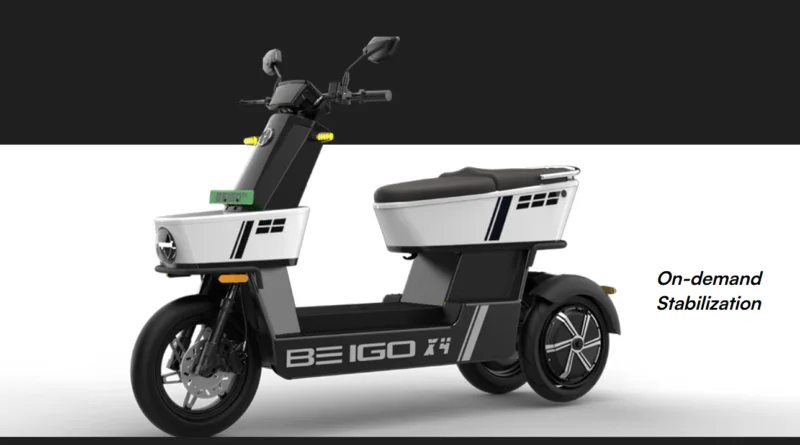 iGowise BeiGo X4 Electric Trike to Launch Soon With Unique Gimbal-Tilt Technology