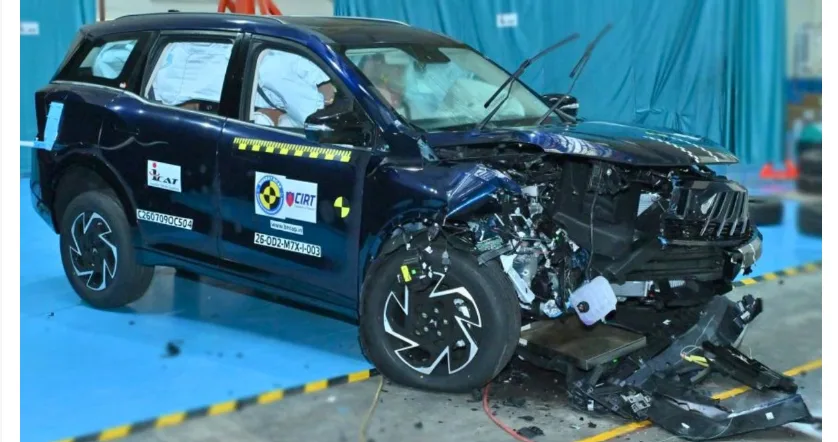 Mahindra XUV 7XO: Strong Adult Protection Score