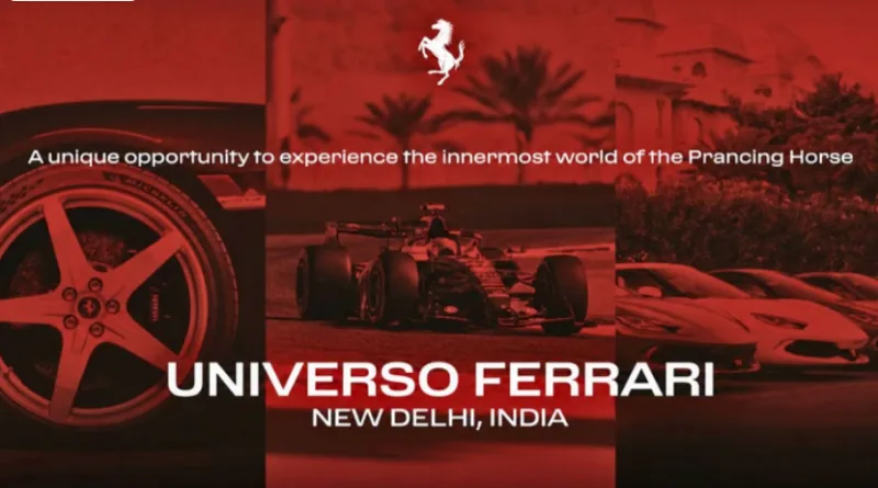 Ferrari Universo Exhibition Heading To India