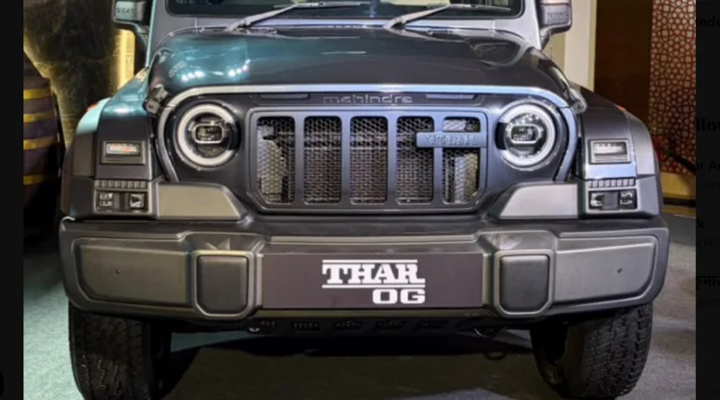 New Mahindra Thar OG
