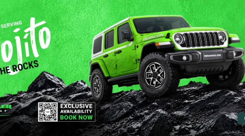 Jeep Wrangler Whitecap Mojito Limited Edition Revealed