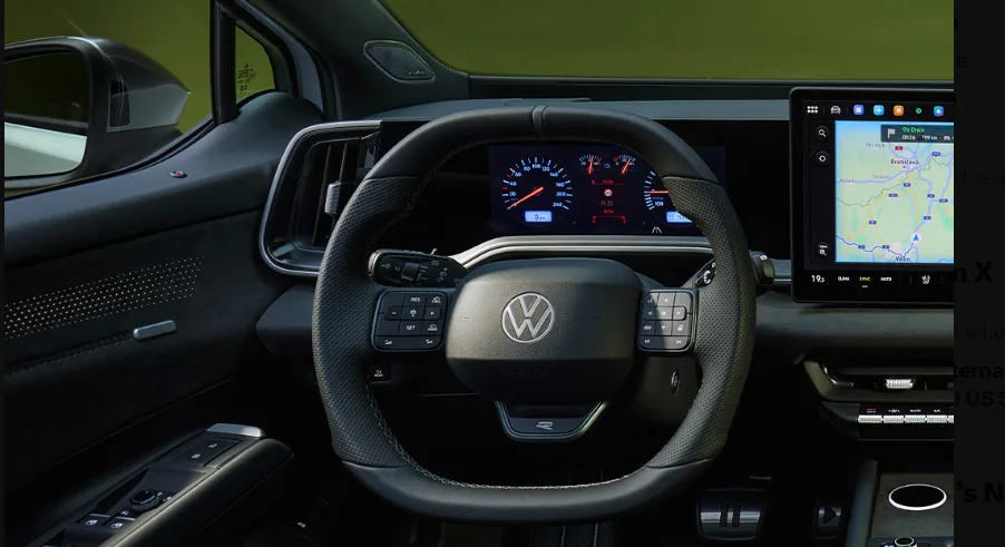 The cabin gets a major technology upgrade over Volkswagen’s earlier electric SUVs.