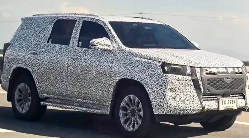 Updated Toyota Fortuner in Work
