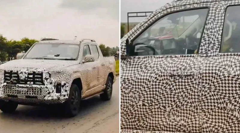 Mahindra Scorpio Lifestyler Pickup Spied in South Africa