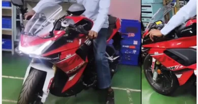 Hero Karizma XMR 250 Spotted Again in New Red Colour