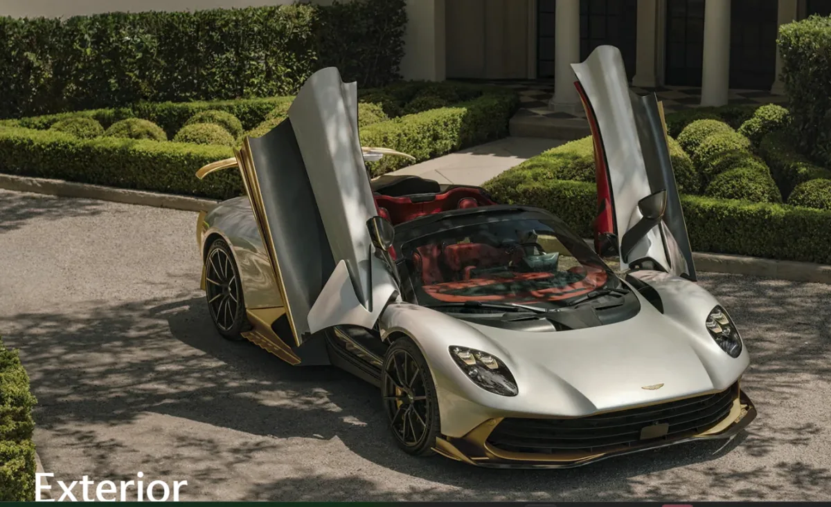 Aston Martin claims more than 600kg of downforce at 241 km/h with the roof fitted.